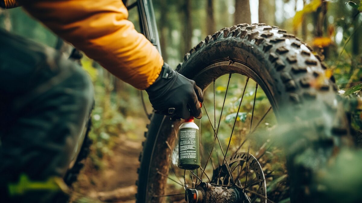bombes anti-crevaison dans la sécurité des cyclistes
