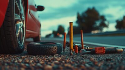 Comment gérer un pneu crevé en route ? Mesures de sécurité et conseils