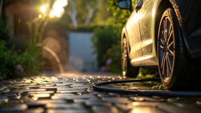Les implications légales et environnementales de laver sa voiture devant chez soi